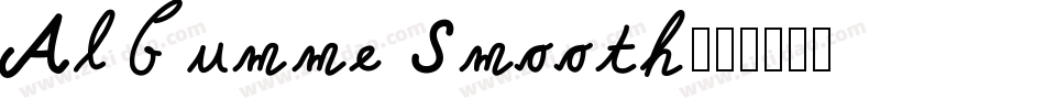 Albumme Smooth字体转换
